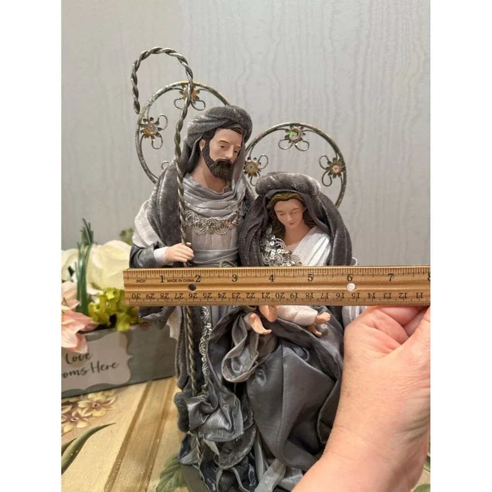 Vintage Holy Family Nativity Mary Joseph Baby Jesus